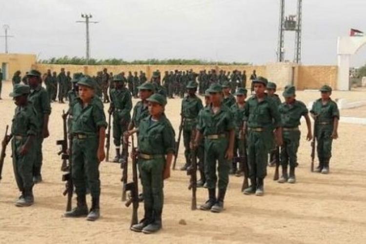 In Algeria, young children are recruited