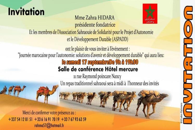 Meeting in France's Nancy Highlights Autonomy Project in Moroccan Sahara